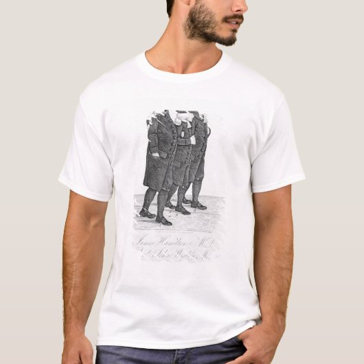 John Wesley, der in Edinburgh zwischen James geht T-Shirt (Vorderseite)