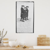 John Wesley geht zwischen James Wesley und Edinbur Poster (Küche)