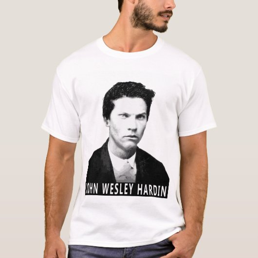 JOHN WESLEY HARDIN OUTLAW T - SHIRT (Vorderseite)