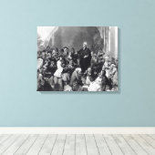 John Wesley preaching Leinwanddruck (Insitu (Holzboden))