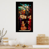 John Wesley predigt die Evangelien in England Poster (Küche)