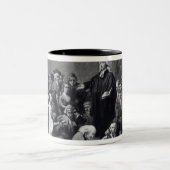 John Wesleypredigen Zweifarbige Tasse (Mittel)