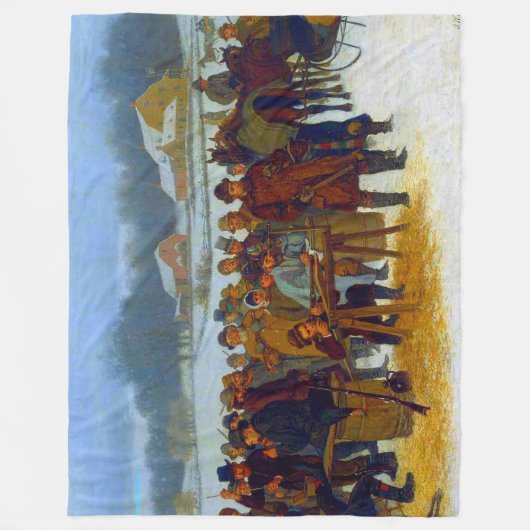 John Whetten Ehninger Turkey Shoot 1879 Fleecedecke (Vorderseite)