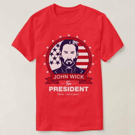 John Wick für Präsident T-Shirt (Design vorne)