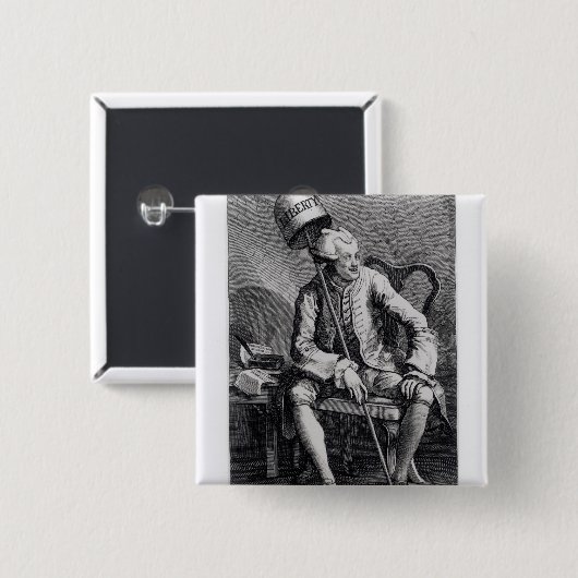 John Wilkes 1763 Button (Vorne & Hinten)