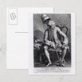 John Wilkes 1763 Postkarte (Vorne/Hinten)