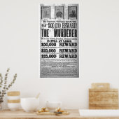 John Wilkes Booth Gewollt Poster (Küche)
