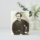 John Wilkes Booth Postkarte (Stehend Vorderseite)