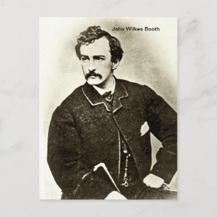 John Wilkes Booth Postkarte