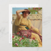 John William Godward A tryst CC0624 Postcard Postkarte (Vorne/Hinten)
