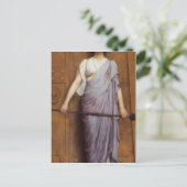 John William Godward - Am Tor Postkarte (Stehend Vorderseite)