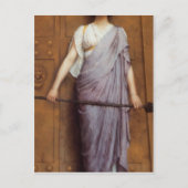 John William Godward - Am Tor Postkarte (Vorderseite)