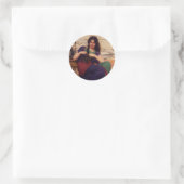 John William Godward Classic Rund Sticker (Tasche)