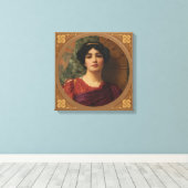 John William Godward Contemplation CC0634 Leinwanddruck (Insitu (Holzboden))