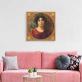 John William Godward Contemplation CC0634 Leinwanddruck (Insitu (Wohnzimmer))