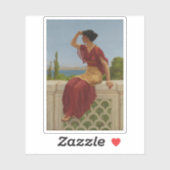 John William Godward - Das Signal Aufkleber (Blatt)