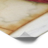 John William Godward - Der Favorit Poster (Ecke)