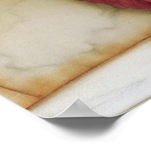 John William Godward - Der Favorit Poster (Ecke)