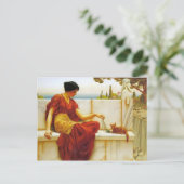 John William Godward - Der Favorit Postkarte (Stehend Vorderseite)