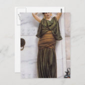 John William Godward- Ianthe Postkarte (Vorne/Hinten)