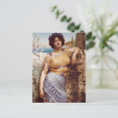 John William Godward - Ionisches Tanzmädchen Postkarte (Stehend Vorderseite)