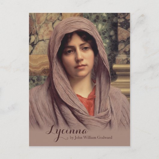 John William Godward Lycinna CC0031 Postcard Postkarte (Vorderseite)