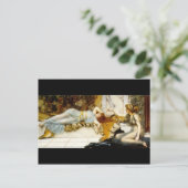 John William Godward- Mischief and Repose Postkarte (Stehend Vorderseite)