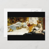 John William Godward- Mischief and Repose Postkarte (Vorne/Hinten)