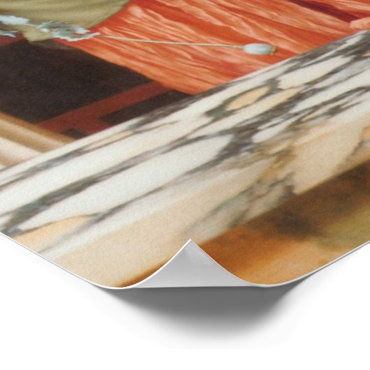 John William Godward - Nerissa Poster (Ecke)