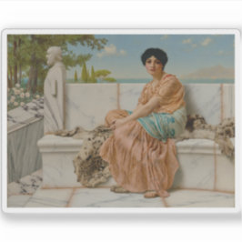 John William Godward - Reverie Aufkleber