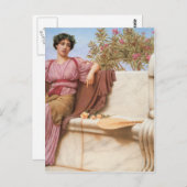 John William Godward - Ruhe Postkarte (Vorne/Hinten)