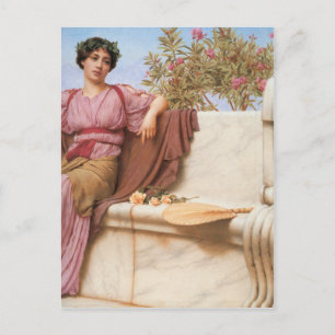 John William Godward - Ruhe Postkarte