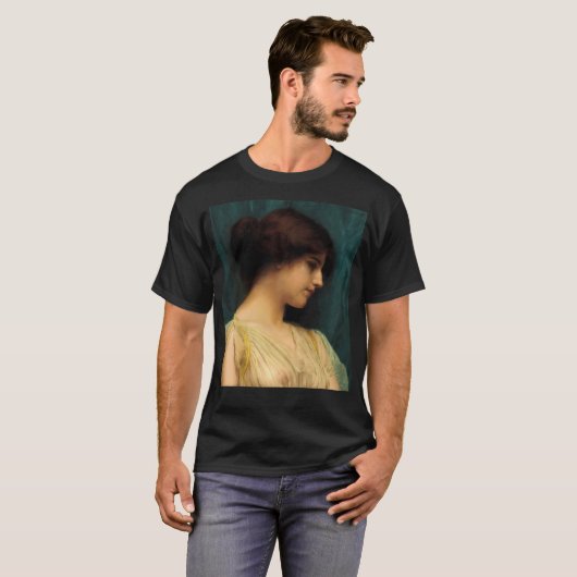 John William Godward Study von einem Mädchen T-Shirt (Vorne ganz)