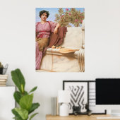John William Godward - Tranquility 1914 Poster (Heimbüro)