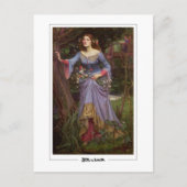 John William Waterhouse #10 - Fine Art Postcard Postkarte (Vorderseite)