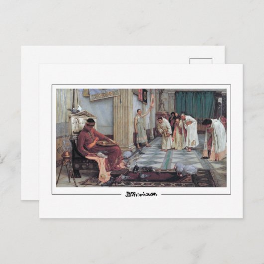 John William Waterhouse #1 - Fine Art Postcard Postkarte (Vorne/Hinten)