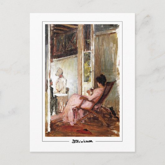 John William Waterhouse #74 - Fine Art Postcard Postkarte (Vorderseite)