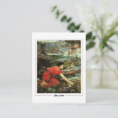 John William Waterhouse #7 - Fine Art Postcard Postkarte (Stehend Vorderseite)