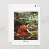 John William Waterhouse #7 - Fine Art Postcard Postkarte (Vorne/Hinten)
