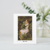 John William Waterhouse #90 - Fine Art Postcard Postkarte (Stehend Vorderseite)