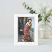 John William Waterhouse #9 - Fine Art Postcard Postkarte (Stehend Vorderseite)