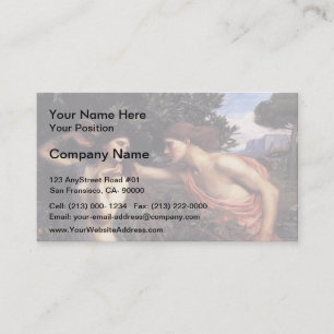 John William Waterhouse Apollo und Daphne Visitenkarte