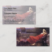 John William Waterhouse Ariadne Visitenkarte (Vorne/Hinten)