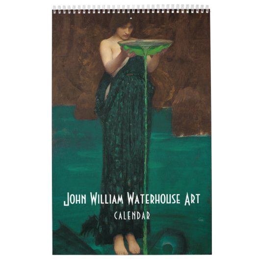 John William Waterhouse Art Calendar Kalender (Titelbild)