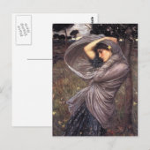 John William Waterhouse - Boreas Postkarte (Vorne/Hinten)