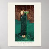John William Waterhouse Circe Invidiosa Envious Poster (Vorne)