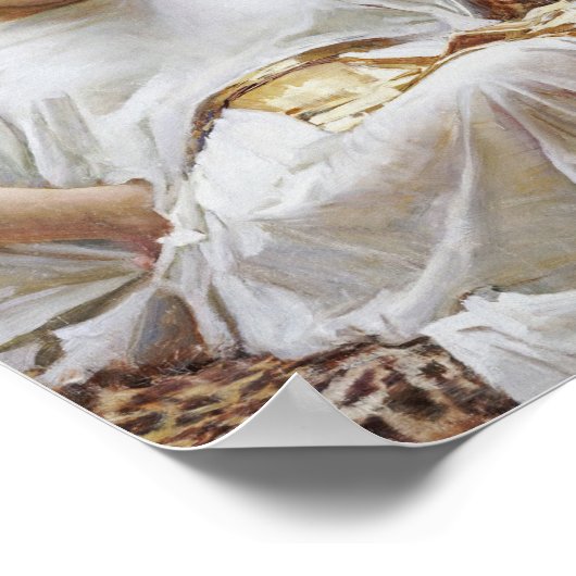 John William Waterhouse - Cleopatra Poster (Ecke)