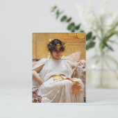 John William Waterhouse - Cleopatra Postkarte (Stehend Vorderseite)
