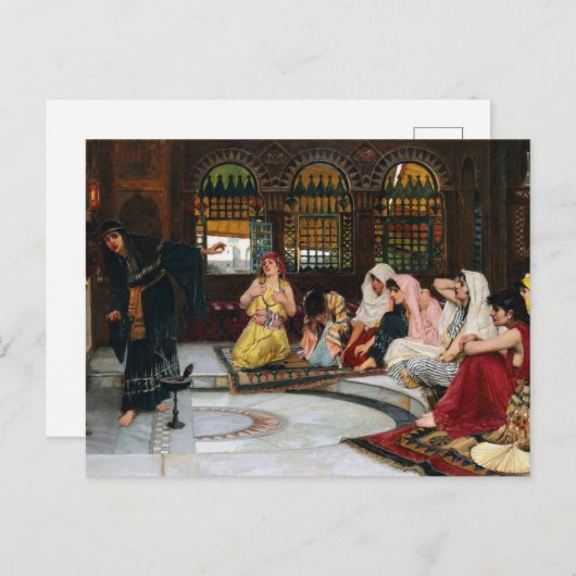 John William Waterhouse Consulting the Oracle Postkarte (Vorne/Hinten)