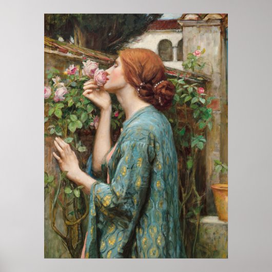 John William Waterhouse Das Soul der Rose 1908 Poster (Vorne)